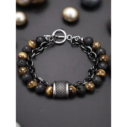 KARISHMA KREATIONS Unisex Silver-Plated Link Bracelet-picture-25