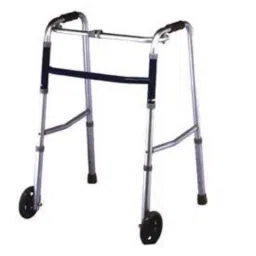 Karma WK-51 Silver Adjustable Walker with Wheel, 158-00004-picture-30