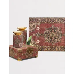 Karo Samara Printed Multicolor Wood Table Placements - Set of 6-picture-14