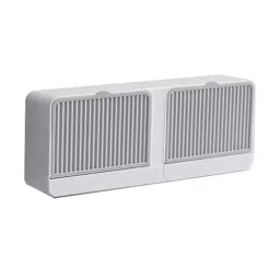 Karomouj 25x9.5x2.51 cm Plastic Soap Holder White, KMA319-picture-35