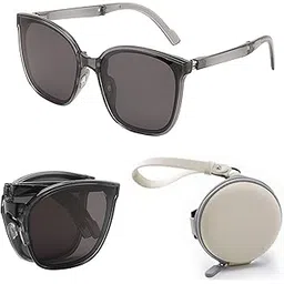 karsaer Folding Sunglasses for Men Stylish Women Foldable Polarized Sun Glasses UV400 Protection E1364-picture-28