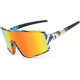 karsaer Sports Sunglasses, Polarized Oversized Shield for Women Men Youth, Baseball Cycling Running Outdoor Visor E1081-picture-50
