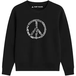 kart black Men's Stylish Printed Full Sleeve Cotton Sweatshirt | Trendy Casual Winter Wear-picture-12