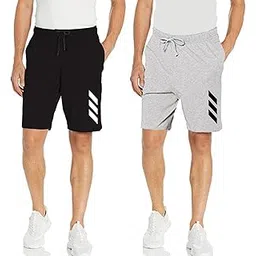 kart black Plus Size Men's Shorts with Pocket|Casual Knit Shorts|Printed Shorts|Over Sized Shorts|(S,M,L,XL,XXL,3XL,4XL,5XL) Combo Pack of 2-picture-13