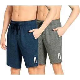 kart black Plus Sizes Men's Cotton Knee length Shorts (M,L,XL,XXL,3XL,4XL,5XL shorts) | Casual and Night Wear Mens Shorts (Pack of 2)-picture-28