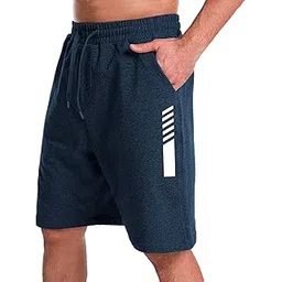 kart black Plus Sizes Men's Cotton Knee Length Shorts (XXL,3XL,4XL,5XL,6XL,7XL,8XL Shorts) | Stripe Printed Shorts | Casual and Night Wear Mens Shorts-picture-34