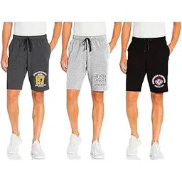 kart black Plus Sizes Men's Cotton Knee Length Shorts(M,L,XL,XXL,3XL,4XL,5XL Shorts) | Casual and Night Wear Mens Shorts-picture-27