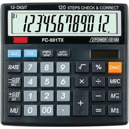 kartasya 12 Digits GST &Tax Calculator with 112 Steps Check and Correct, Basic Calculator Basic Calculator 555 Model Financial Calculator-picture-19