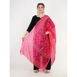 Karthav Fashion Ethnic Motifs Printed Silk Dupatta-picture-18