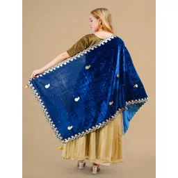 Karthav Fashion Paisley Velvet Dupatta image 5