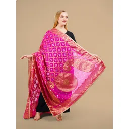 Karthav Fashion Woven Design Dupatta with Zari-picture-27