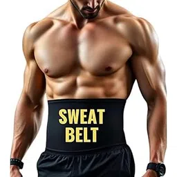 karya All Age People Weight Slimming Belt for Women and Men Belly Fat Sweat Slim Belt Neoprene Fat Burning Sauna Waist Trainer Healthy Sweat, Weight Loss,Back Suppoert Posture (Free Size) Multicolour-picture-11