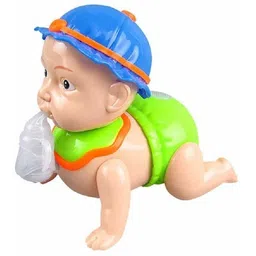 kas ba Musical Talking Crawling Baby Toy for Babies Kids Infants - Dazzling Lights and Dynamic Sound - Colour as per Stock,Plastic,Pack of 1,Multi Color-picture-22