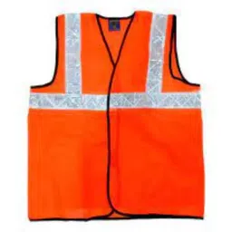 Kasa Life 25.4 mm (1 Inch) Cloth Type Orange Reflective Safety Jacket-picture-27