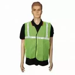 Kasa Life 25.4 mm (1 Inch) Net Type Green Reflective Safety Jacket KL-1NG-picture-37