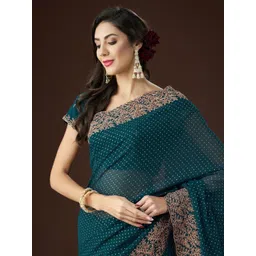 kasee Floral Embroidered Embellished Saree-picture-24