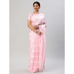 kasee Striped Satin Saree image 1