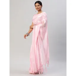 kasee Striped Satin Saree image 2