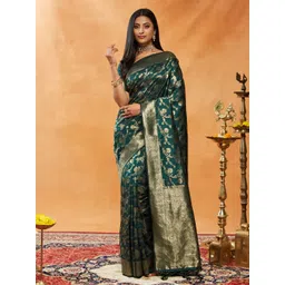kasee Woven Design Zari Banarasi Saree-picture-22