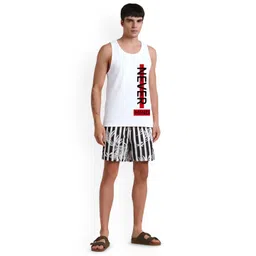 Kasendra Printed Round Neck Gym Vest M-Vest-7-White-S-picture-12