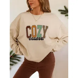 KASHIAN Full Sleeve Printed Women Sweatshirt image 3