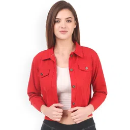 KASHIAN Spread Collar Lightweight Crop TailoredJacket-picture-21