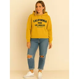 KASHIAN Typography Printed Hooded Pullover Sweatshirt-picture-32