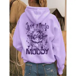 KASHIAN Women Animal Graphic Printed Full Sleeve Hooded Sweatshirt-picture-22