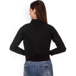 KASHIAN Women Denim Jacket image 3