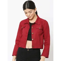 KASHIAN Women Denim Jacket with Embroidered-picture-25