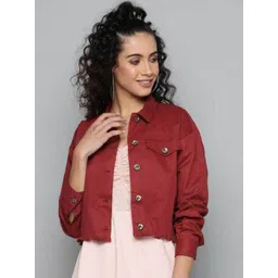 KASHIAN Women Denim Jacket with Embroidered-picture-18