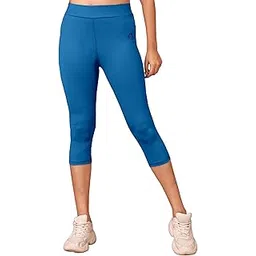 kashikay creation Women’s Polyester Blend Leggings with High Rise Waist Style Slim Fit and Knee Length | Activewear Tights | Gym Fitness Leggings | Daily Use Set | Daily Activities | Knee Legth Pant-picture-29