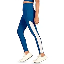 kashikay creation Women's Polyester Blend Yoga Pants with High Rise Waist Stretch Fit Design Side Patti Slim Fit Style and Standard Length | Workout Track Pants | Joggers for GymRunning | Sports Top-picture-32