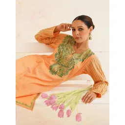 Kashmir Box Aari Embroidery Cotton Co-Ord Set image 3