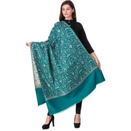 Kashmiri queen Wool Self Design Men, Women Shawl-picture-21
