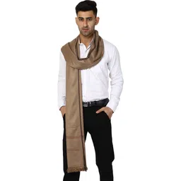 Kashmiri queen Wool Solid Men Shawl-picture-36