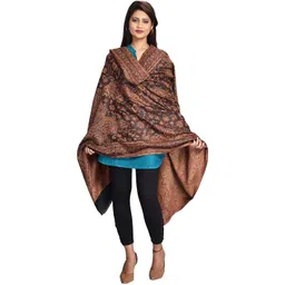 Kashmiri queen Wool Woven Women, Men Shawl image 3