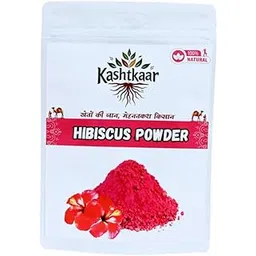 Kashtkaar Herbal Department Hibiscus Powder | Pure Natural Hibiscus Powder for Hair and Skin Care | Ideal for Hair Masks, Conditioning and Face Packs (250g)-picture-52