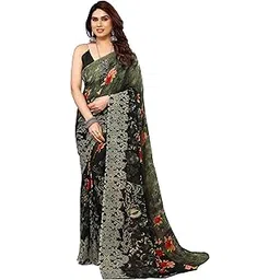 kashvi Women's Multicolor Floral RENIAL Saree - Festive Elegance MD_1714_1-picture-47