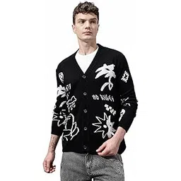 kasma Men’s Acrylic V-Neck Printed Sweater – Stylish Long Sleeve Winter Wear with Soft Comfort & Trendy Design-KSM-1-picture-13