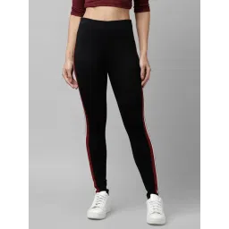 KASSUALLY Black Relaxed Fit Treggings-picture-23