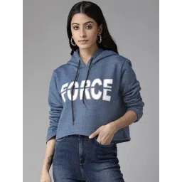 KASSUALLY Blue Cotton Graphic Print Hoodie-picture-18