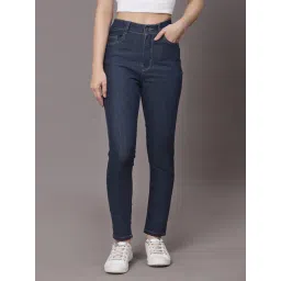 KASSUALLY Blue Relaxed Fit Mid Rise Jeans-picture-24