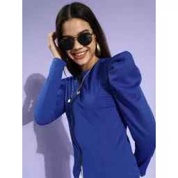 KASSUALLY Blue Relaxed Fit Tailored Jacket image 3