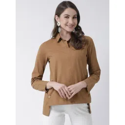 KASSUALLY Brown Relaxed Fit Shirt-picture-15