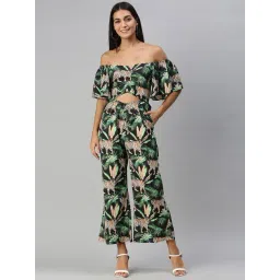 KASSUALLY Green & Black Printed Jumpsuit-picture-32