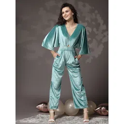 KASSUALLY Green Basic Jumpsuit-picture-34