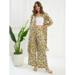 KASSUALLY Green Printed Co-Ord Set-picture-18