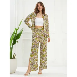 KASSUALLY Green Printed Co-Ord Set-picture-20