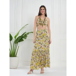 KASSUALLY Green Printed Co-Ord Set-picture-17